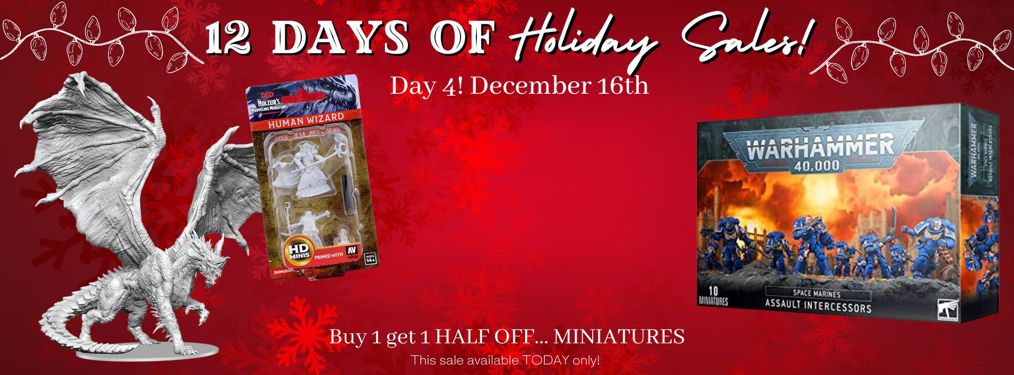 12 Days Day 4 Miniatures