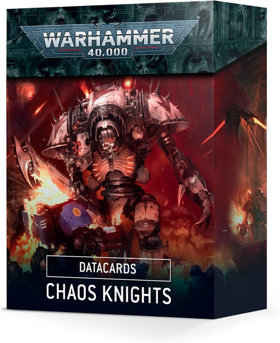 Warhammer 40k: Chaos Knights datacards