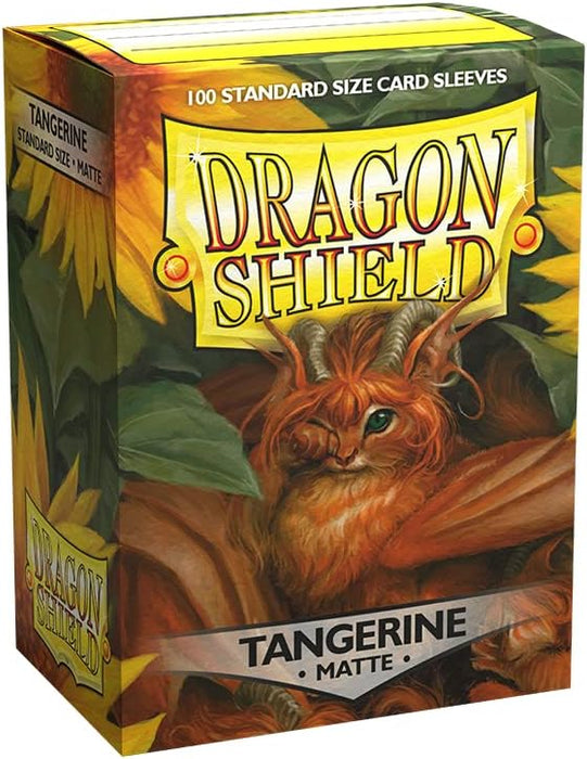 Dragon Shield - Standard - Matte - Tangerine - 100+