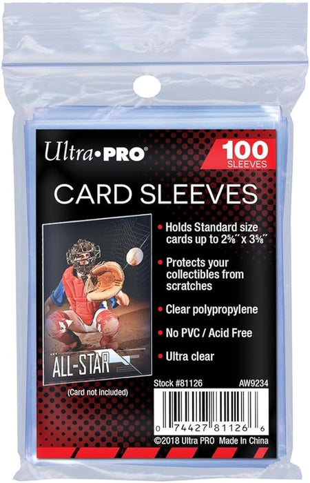 Ultra Pro Trading Card Soft Sleeves (100)