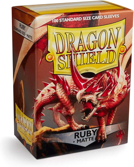 Dragon Shield Standard Matte Ruby 100+