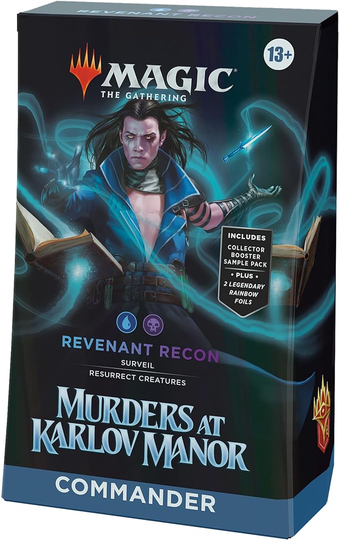 magic: the gathering murders at karlov manor collector booster box Amazon.com: Magic: The Gathering Murders at Karlov Manor Collector Booster (15 Magic Cards) : Toys & Games