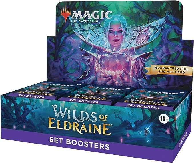 throne of eldraine set booster box Magic the Gathering: Wilds of Eldraine Set Booster Box