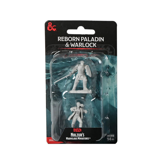 Dungeons & Dragons Nolzur's Marvelous Unpainted Miniatures: W22 Reborn Paladin & Reborn Warlock