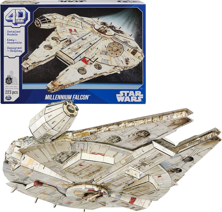 Spinmaster 4D Puzzle - 223 Piece - Star Wars - Millennium Falcon