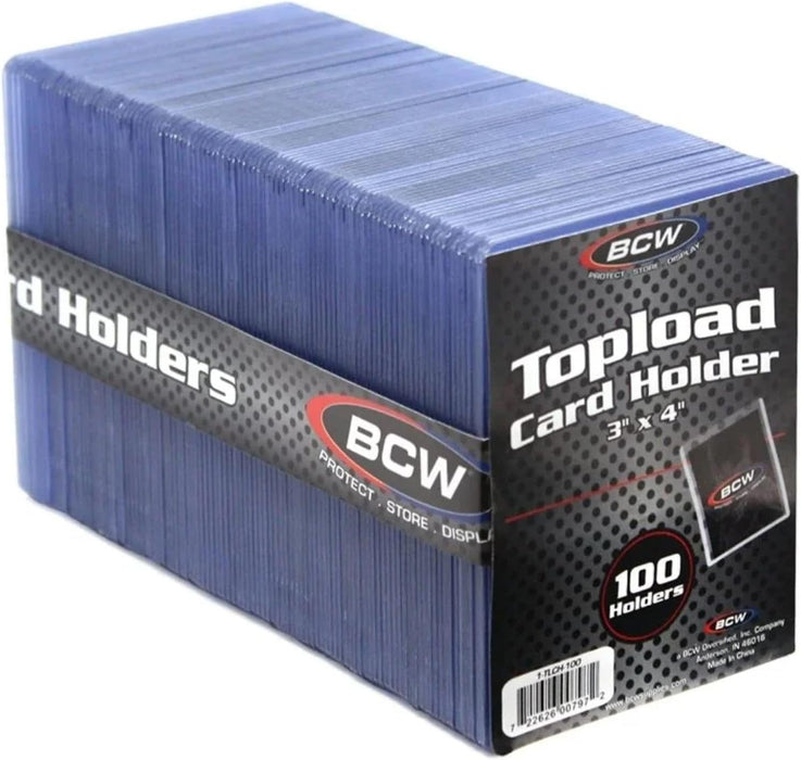 BCW Toploader 100 pack