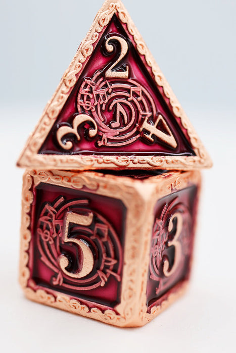 Bardic Song: Allegro - Metal RPG Dice Set