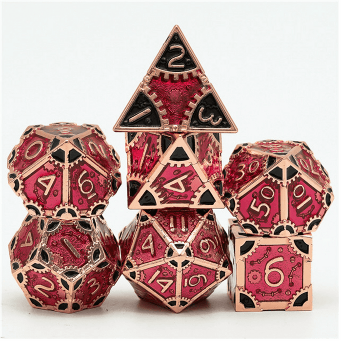 SteamPunk: Bloody Queen - Metal RPG Dice Set