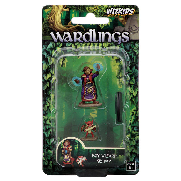 WizKids Wardlings - Boy Wizard & Pet Imp