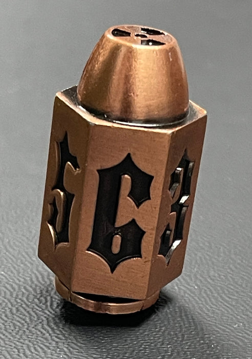 Bullet D6 Metal Die (Copper)