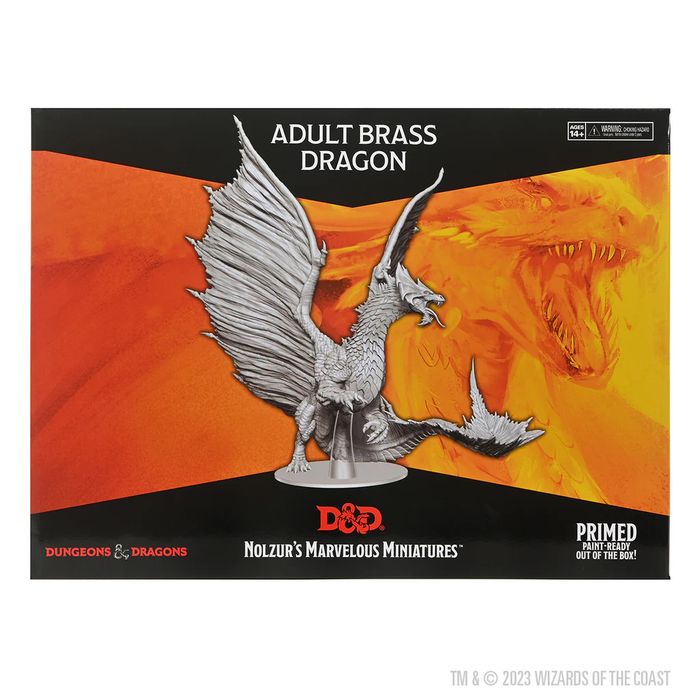 Dungeons & Dragons: Nolzur's Marvelous Unpainted Miniatures - Adult Brass Dragon