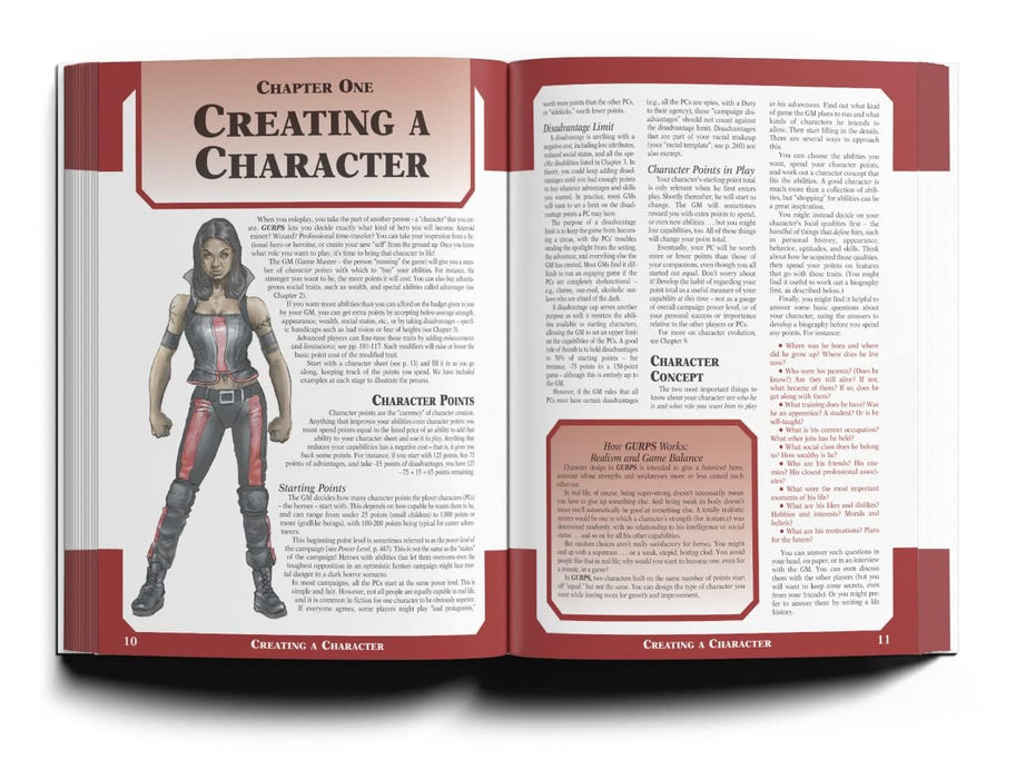 GURPS RPG: Basic Set - Characters (4E)