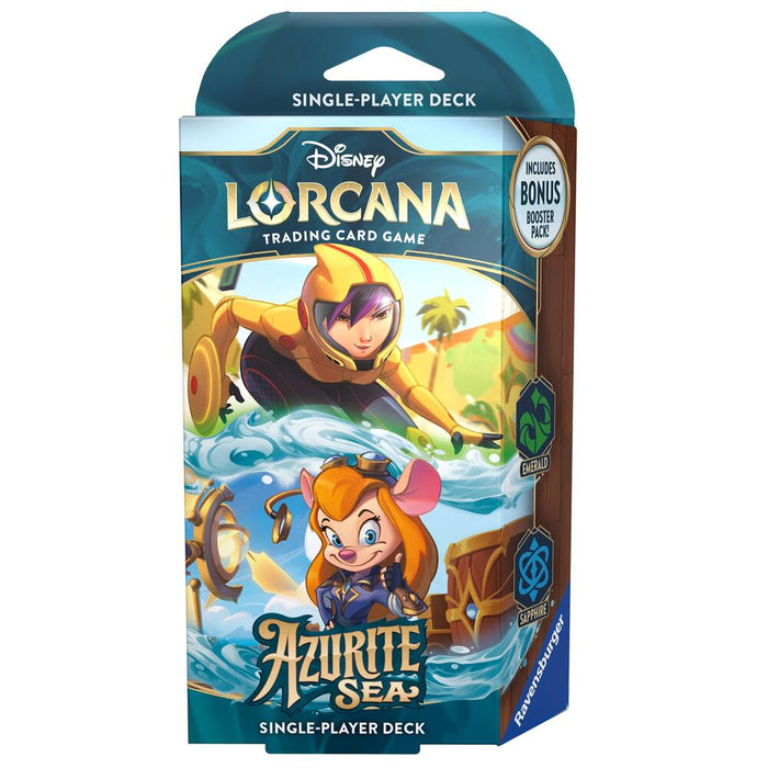 Lorcana TCG: Azurite Sea Starter Deck - Emerald & Sapphire Game Haven Lorcana TCG: Azurite Sea Starter Deck - Emerald & Sapphire Game Haven