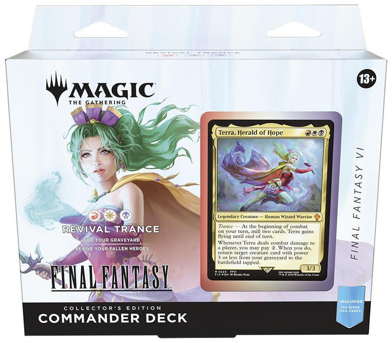 Magic The Gathering Final Fantasy Revival Trance Collectors Commander Deck
