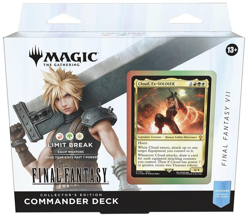 Magic The Gathering Final Fantasy VII Limit Break Collectors Commander Deck