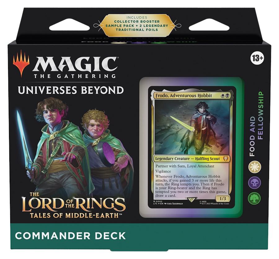 frodo adventurous hobbit mtg card Magic the Gathering: Lord of the Rings Commander Deck