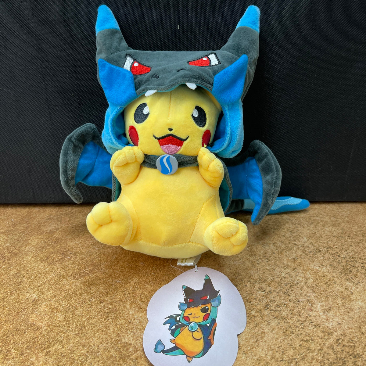 Pokemon Cosplay Mega Lucario Pikachu Plush — Game Haven, image size:1200x1200