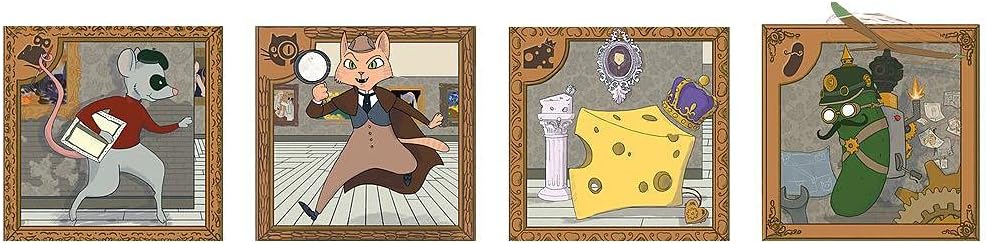 Mouse Cheese Cat Cucumber