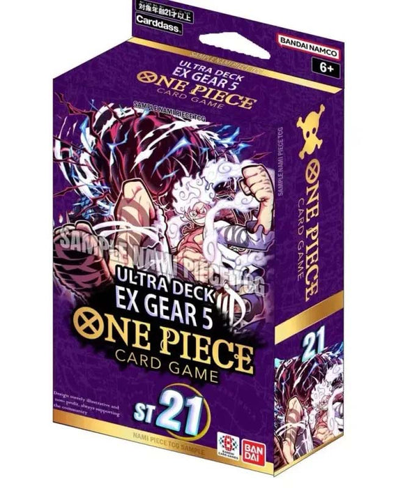 starter deck one piece tcg One Piece TCG: Luffy Gear 5 Ultra Starter Deck (ST-21) — Game Haven