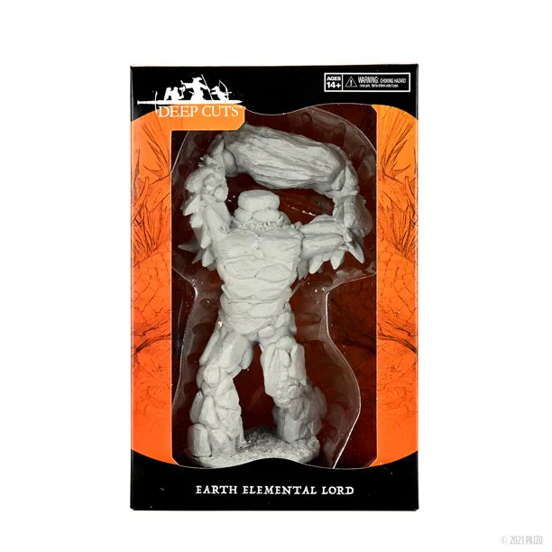 Pathfinder Deep Cuts Unpainted Miniatures: W14 Earth Elemental Lord