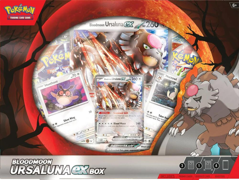 bloodmoon ursaluna pokemon card Pokemon Bloodmoon Ursaluna ex Box — Game Haven