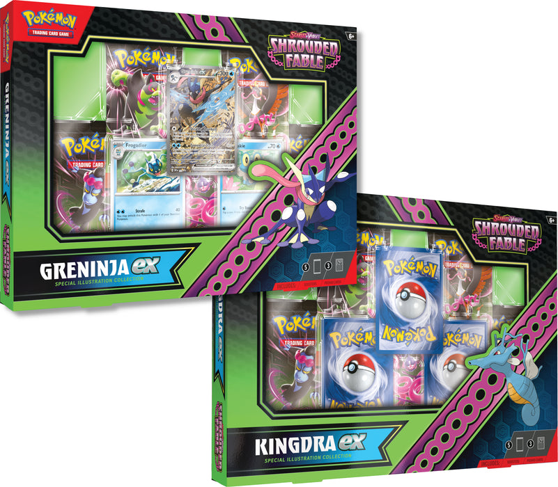 Pokemon: Shrouded Fable Kingdra/Greninja ex Special Illustration Collection