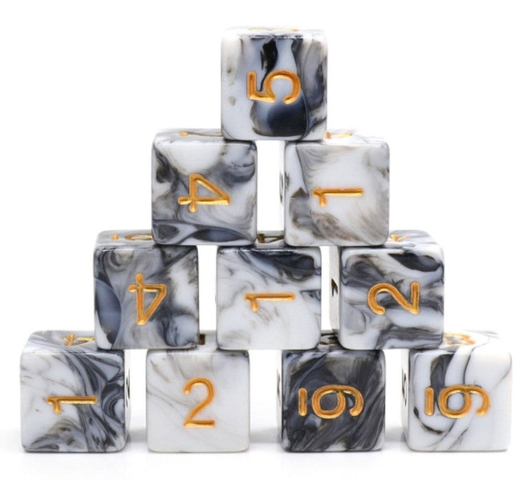 12 piece D6's - Espresso Cream