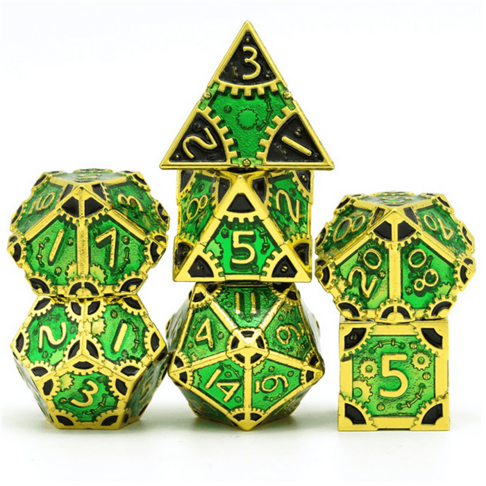 SteamPunk: Wild Ivy - Metal RPG Dice Set