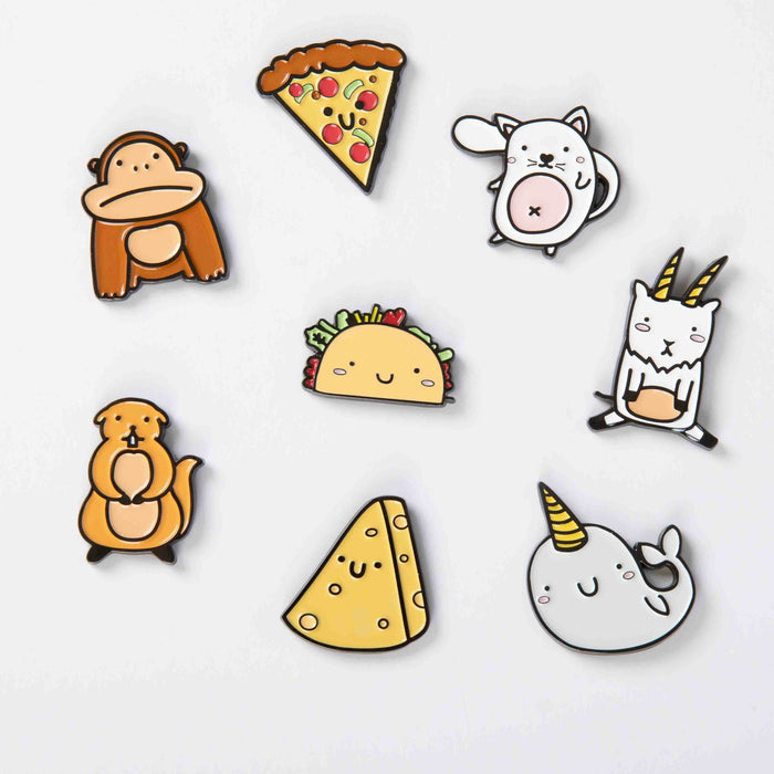 Taco Cat Goat Cheese Pizza Pin (Random from set of 8)