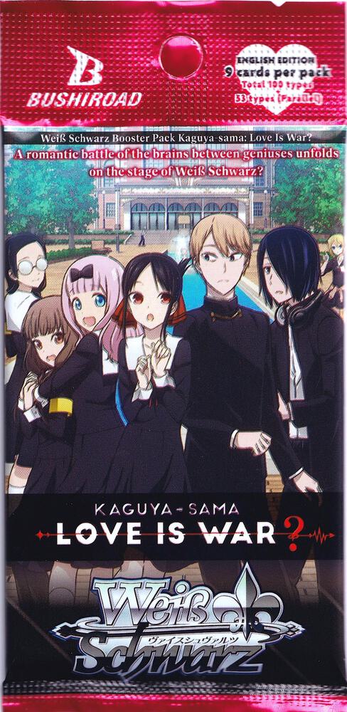 Weiss Schwarz: Kaguaya Sama Love Is War Pack Game Haven Weiss Schwarz: Kaguaya Sama Love Is War Pack Game Haven