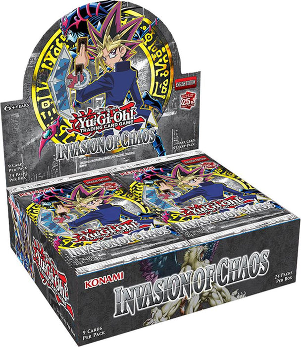 chaotic alliances unraveled booster box Yu-Gi-Oh!: Invasion of Chaos 25th Anniversary Booster Box — Game Haven