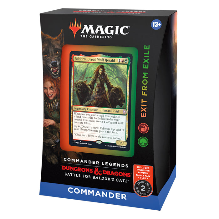 Magic the Gathering: Baldur's Gate Commander Deck - Exit from Exile