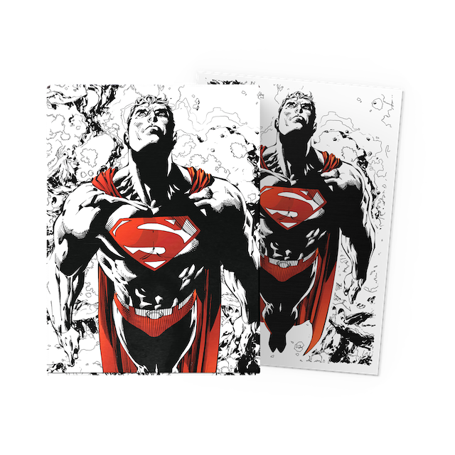 Dragon Shield - Standard - Matte - Dual Art - Superman Core - Red/White Variant - 100+