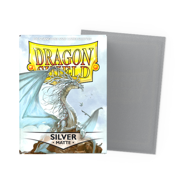 Dragon Shield - Standard - Matte - Silver - 100+