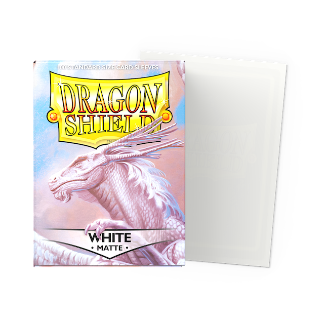 Dragon Shield - Standard - Matte - White - 100+