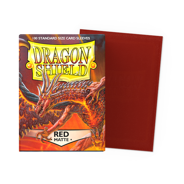 Dragon Shield - Standard - Matte - Red - 100+