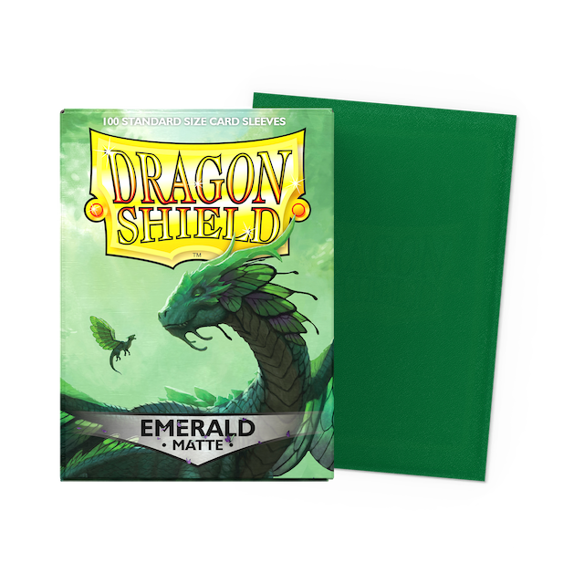 Dragon Shield - Standard - Matte - Emerald - 100+