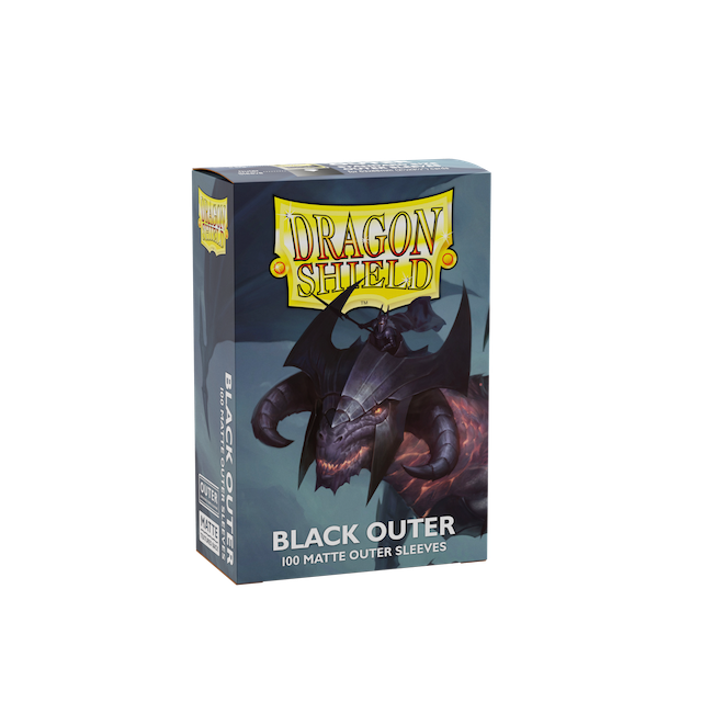 Dragon Shield - Standard - Outer Sleeves - Matte - Black - 100+