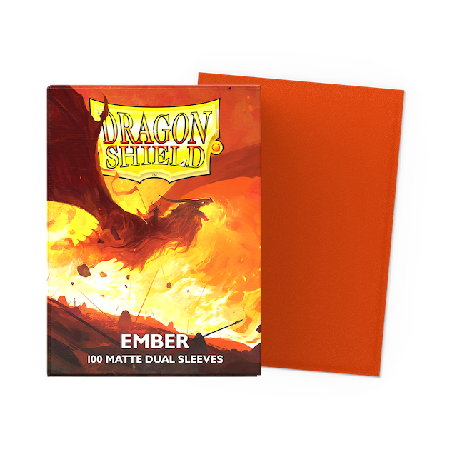 Dragon Shield - Standard - Matte - Dual - Ember - 100+