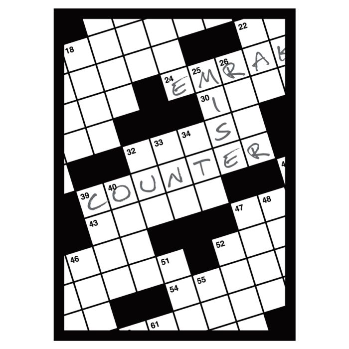 Deck Protector: Double Matte Crossword (50)