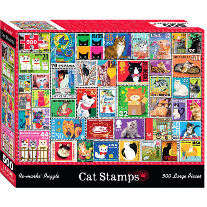 ReMark - 500 Piece - Cat Stamps