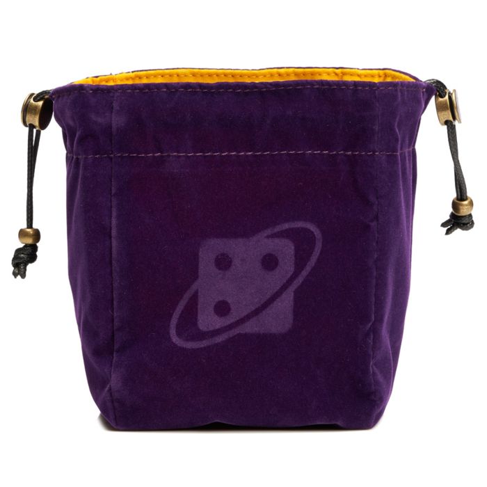 Dice Bag: Reversible Purple Gold