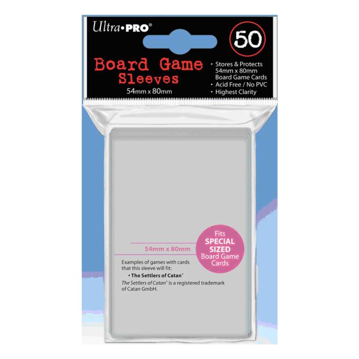 Deck Protector: Board Game Sleeve: 54 x 80mm (50)