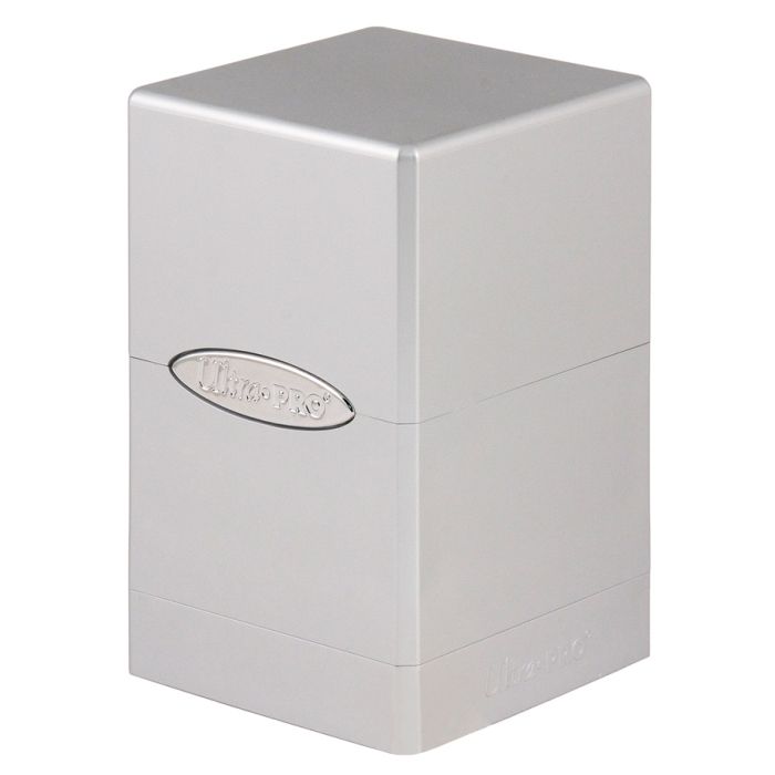 Deck Box: Satin Tower: Metallic Silver