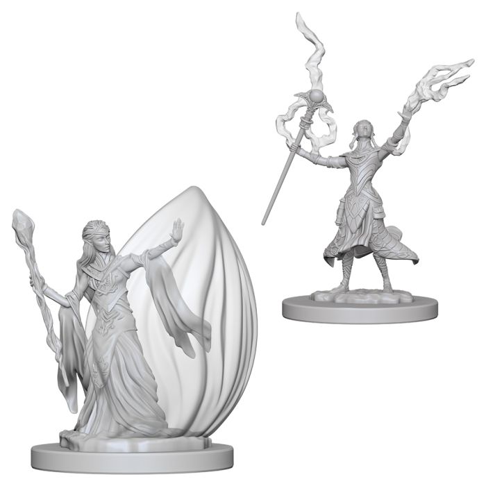 Nolzur's Marvelous Minis: Elf Female Wizard