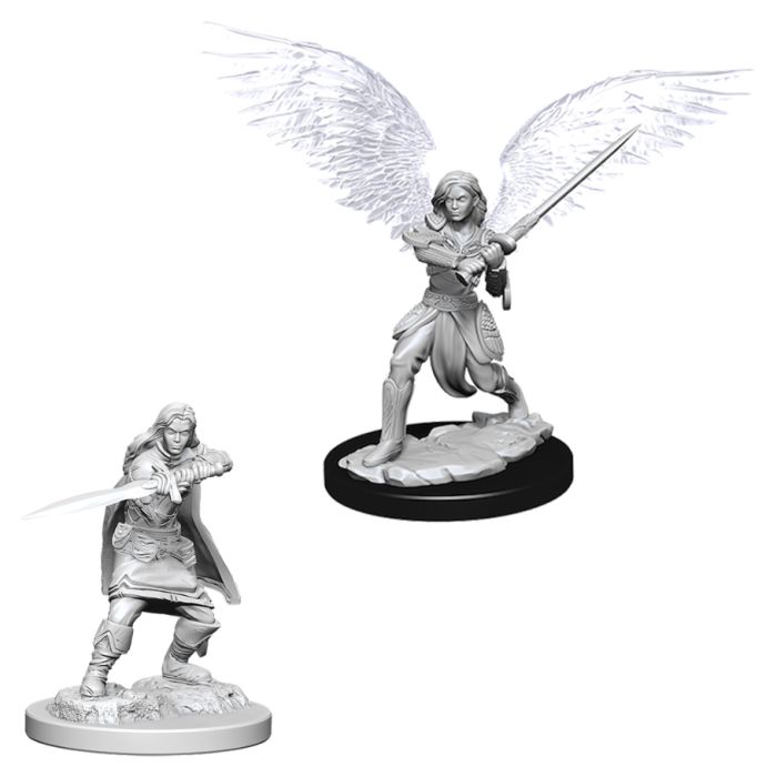 Nolzur's Marvelous Minis: Female Aasimar Fighter