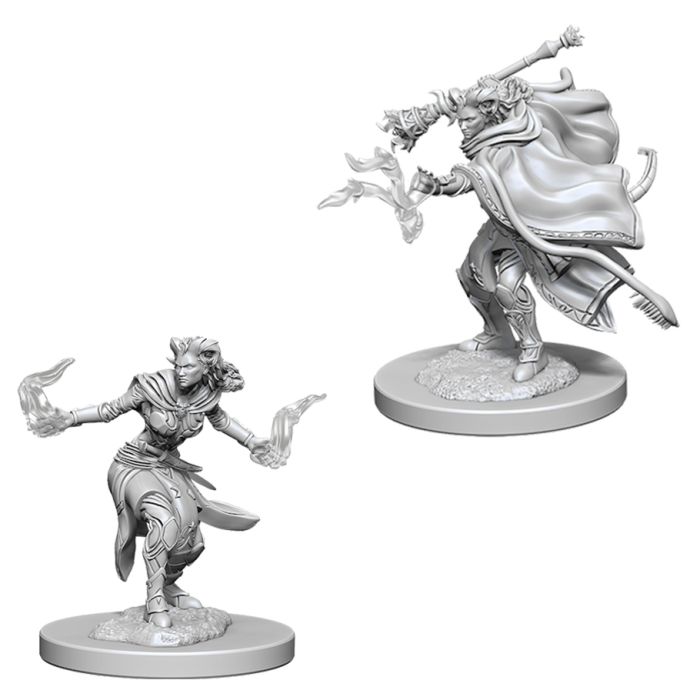 Nolzur's Marvelous Minis: Female Tiefling Warlock