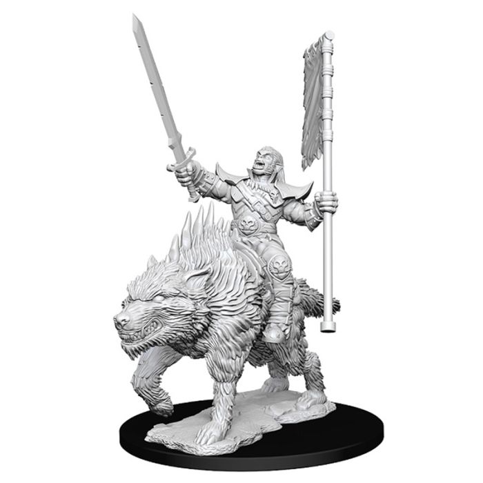 Pathfinder Deep Cuts: Orc on Dire Wolf