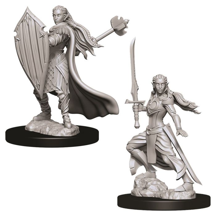 Nolzur's Marvelous Minis: Female Elf Paladin